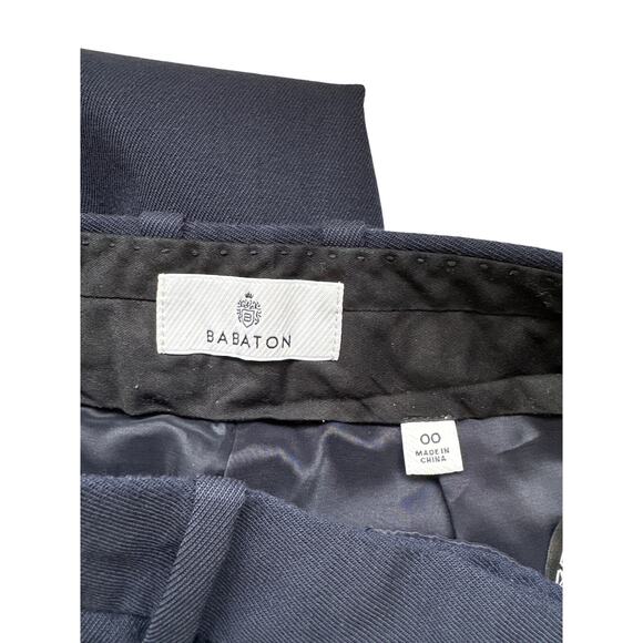 Aritzia Babaton Navy Wool Dress Pants, Like New Condition - Picture 3 of 8